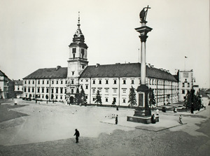 Warsaw Royal Castle, 1930, Narodowe Archiwum Cyfrowe, Poland.