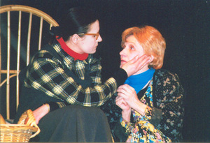 V. Grigaitytė – Jesse in the play Goodnight, mother (director V. Šinkariukas). Photo from the personal archive, 2003.