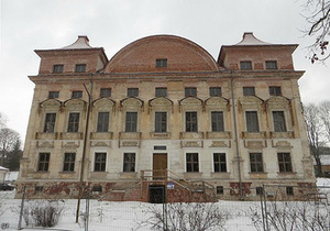 Sapieha Palace in restoration, Vilnius.