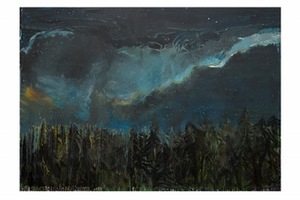 A. Barzdukaitė – Vaitkūnienė. “The Big Path”, 2012, canvas, enamel, 140x200