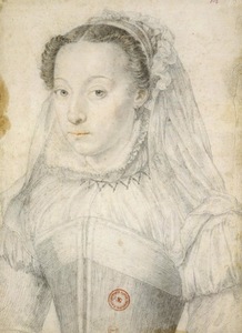 Fransua Klujė (François Clouet), „Marijos de Klev, princesės Kondė, portretas“, 1571 m. Paryžius.