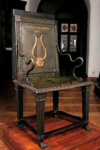 V. Šekspyro kėdė. Nacionalinis muziejus, Krokuva, Lenkija