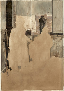 Aliutė Mečys. „Liudininkai“, 1997 m. Hamburgo dailininkų paveldo forumo kolekcija. Edgaro Austinsko skaitmeninė reprodukcija