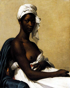 M. G. Benua, „Negrės portretas“, 1800 m., Luvras, Paryžius