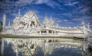 Baltoji šventykla, Mueang Chiang Rai, Tailandas.