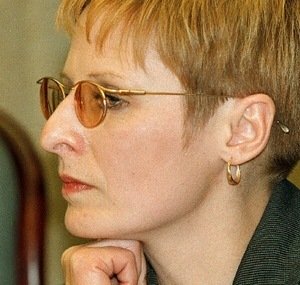 Director of the festival LIFE Rūta Vanagaitė at the time of the festival existence. Photo from the archive of LIFE festival (Rytas Staselis).