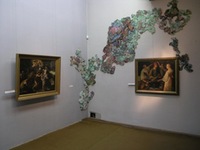 VIRUS IN A MUSEUM, 2005, installation.