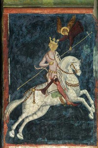 Raitas Jogaila. Liublino Švč. Trejybės koplyčios freska, 1407-1418 m. Lenkija.